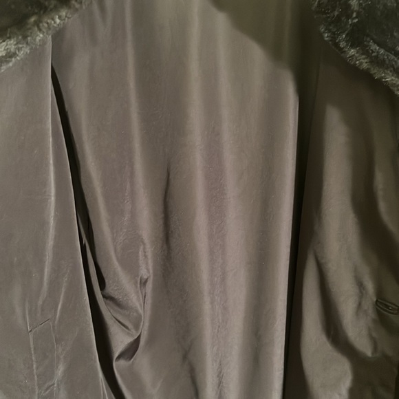 Calvin Klein cozy reversible faux fur winter coat women’s size large - Picture 7 of 11